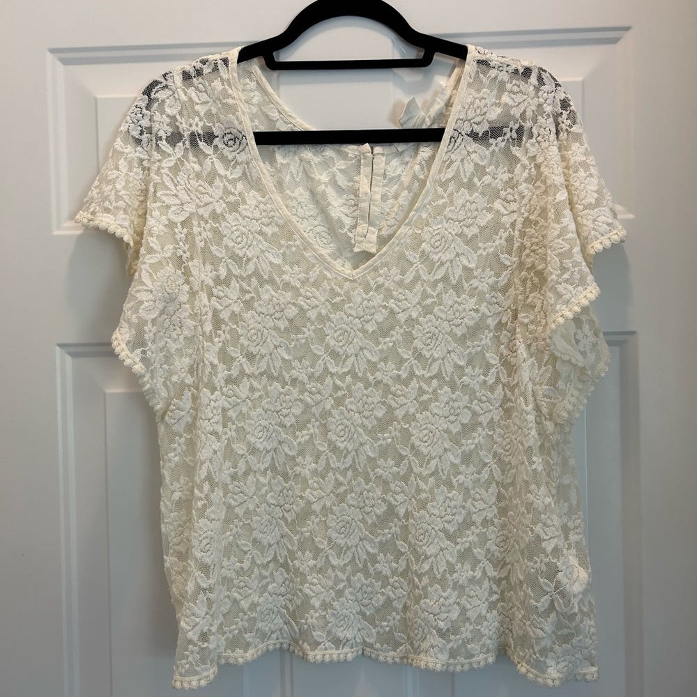 White Lace Top